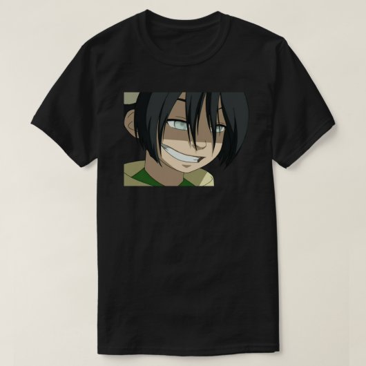 Toph Beifong (Avatar) Sticker.png T-Shirt (Design vorne)