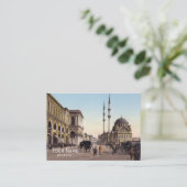 Tophane Quadrat, Istanbul Visitenkarte (Stehend Vorderseite)