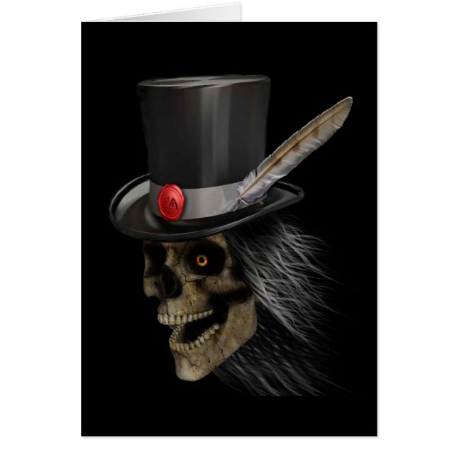 tophat skully Karte (Vorne)