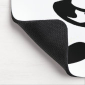 Tophat und Mustache Mousepad (Ecke)