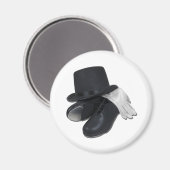 TopHatTapShoesGloves012511 Magnet (Vorderseite/Rückseite)