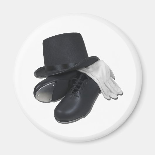 TopHatTapShoesGloves012511 Magnet (Vorne)