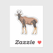 Topi-Vektorgrafik Aufkleber (Blatt)