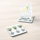 Topiaries Blue and White Ginger Jar Untersetzer (Rechte Seite)