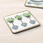 Topiaries Blue and White Ginger Jar Untersetzer (Linke Seite)