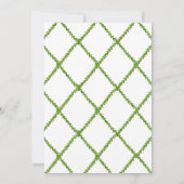 Topiaries Easter brunch & eggs hunt invitation Einladung (Rückseite)