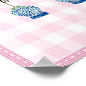 Topiary Blue and White Ginger Jar Art Print Poster (Ecke)