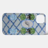 Topiary Blue Ginger Jars Jar Mat   Case-Mate iPhone Hülle (Rückseite (Horizontal))