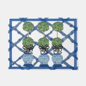 Topiary Chinoiserie Ginger Jar Jars Doormat Rug Fußmatte (Vorderseite)