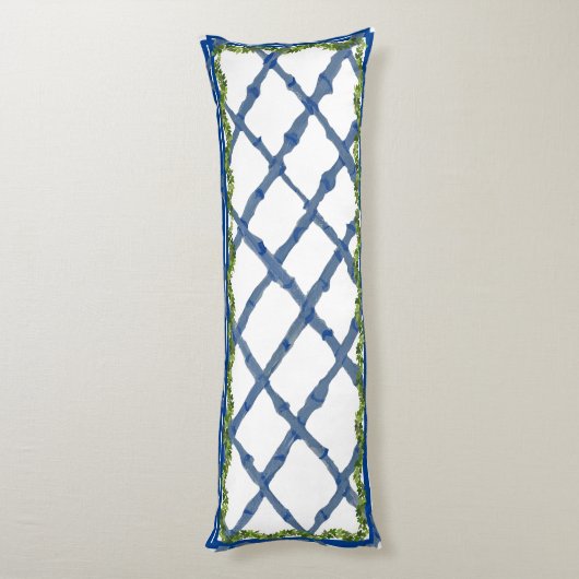 Topiary Chinoiserie Ginger Jar Jars Lumbar Seitenschläferkissen (Rückseite (Vertikal))