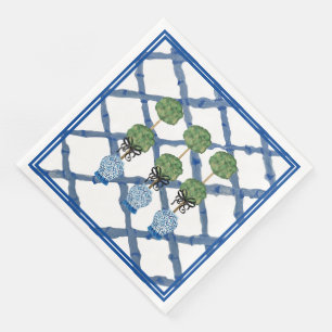 Topiary Chinoiserie Ginger Jar Napkins Serviette