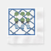 Topiary Chinoiserie Ginger Jar Serviette (Vorderseite)