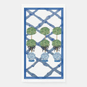 Topiary Chinoiserie Ginger Jar Serviette (Vorderseite)