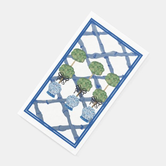 Topiary Chinoiserie Ginger Jar Serviette (Ecke)