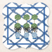 Topiary Chinoiserie Ginger Jar Untersetzer (Vorderseite)