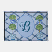 Topiary Chinoiserie Ginger Jars Jar Fußmatte (Vorderseite)