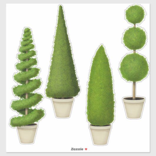Topiary Collection Aufkleber (Blatt)