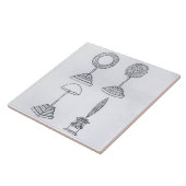 Topiary entwirft, von "Hypnerotomachia Poliphili", Fliese (Seite)