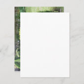 Topiary Garden Schnecke Mail niedlich Spaß grün Postkarte (Vorne/Hinten)