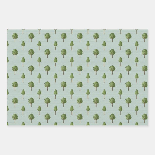 Topiary Garden Set 3 Geschenkpackung Geschenkpapier Set (Vorderseite 2)