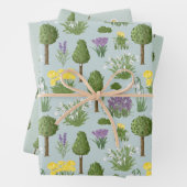 Topiary Garden Set 3 Geschenkpackung Geschenkpapier Set (Beispiel)