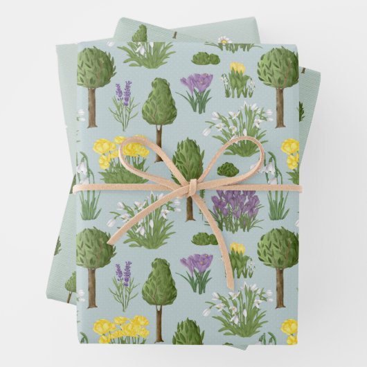 Topiary Garden Set 3 Geschenkpackung Geschenkpapier Set (Beispiel)