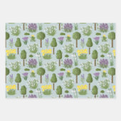 Topiary Garden Set 3 Geschenkpackung Geschenkpapier Set (Vorderseite)