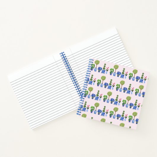 Topiary Garden Spiral Notebook Notizblock (Innenseite)