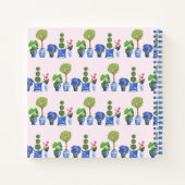 Topiary Garden Spiral Notebook Notizblock (Rückseite)