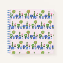 Topiary Garden Spiral Notebook