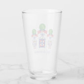 Topiary-Geschenk für Wasserfarben - Patriotische A Glas (Rückseite)
