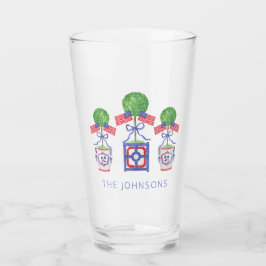 Topiary-Geschenk für Wasserfarben - Patriotische A Glas