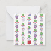 Topiary-Geschenk für Wasserfarben - Patriotische A Mitteilungskarte (Rückseite)