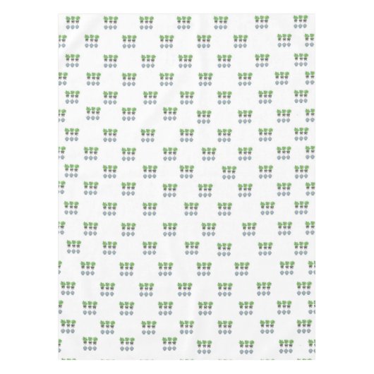 Topiary Goldfish Ginger Jars Tableclout Tischdecke (Vorderseite)