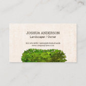 Topiary | Landflucht | Baum Visitenkarte (Rückseite)