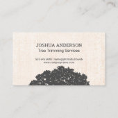 Topiary | Landflucht | Baumspitze Visitenkarte (Rückseite)