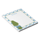 Topiary & Lattice Personalisiert Notepad Notizblock (angewinkelt)