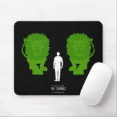 Topiary-Löwen Mousepad (Mit Mouse)