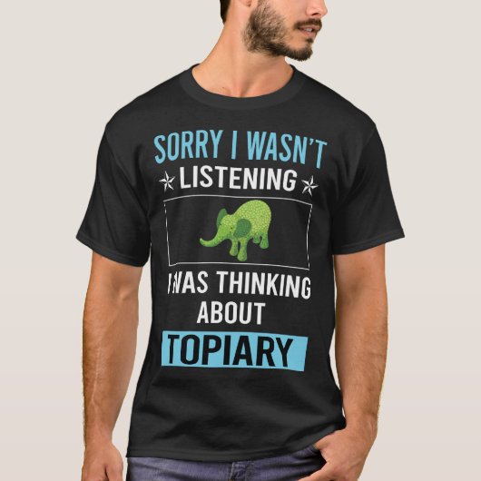 Topiary nicht hören T-Shirt (Vorderseite)