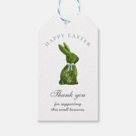 Topiary Oaster Bunny Florist Oster Danke für Ihre Geschenkanhänger
