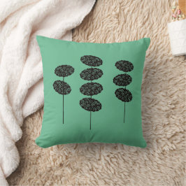 Topiary Trees Throw Pillow Kissen