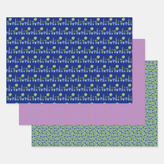 Topiary- und Chinoiserie-Geschenkpapier-Kollektion Geschenkpapier Set (Set)