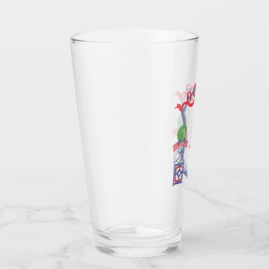 Topiary Wappen Glas (Rechts)