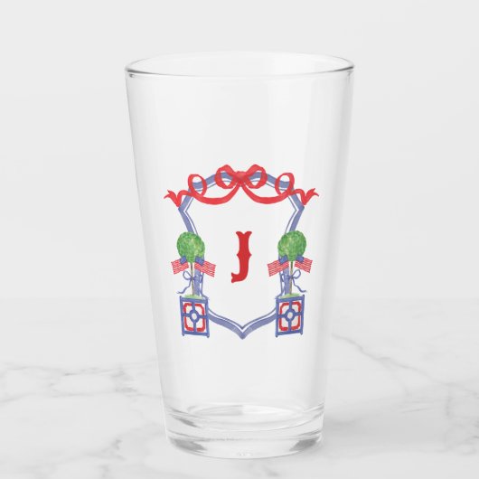 Topiary Wappen Glas (Vorderseite)