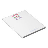 Topiary Wappen Notizblock (angewinkelt)