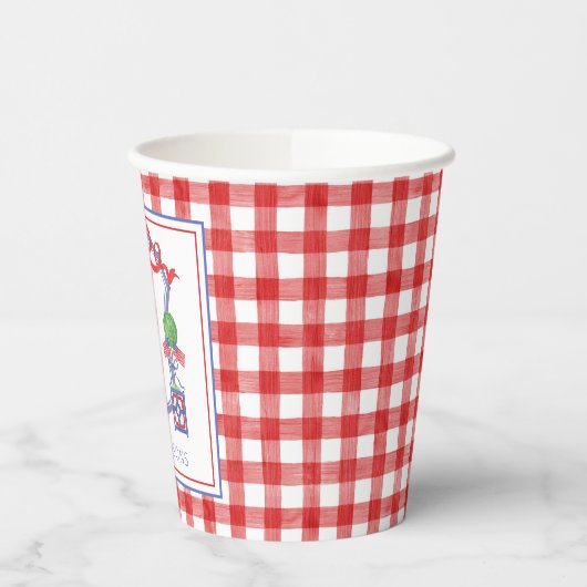 Topiary Wappen Pappbecher (Links)