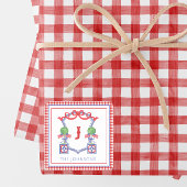 Topiary Wappen Quadratischer Aufkleber