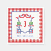 Topiary Wappen Serviette (Vorderseite)