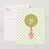 Topiary WIth Bird Postkarte (Vorne/Hinten)