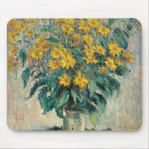 Topinambur-Blumen, 1880 (Öl auf Leinwand) Mousepad